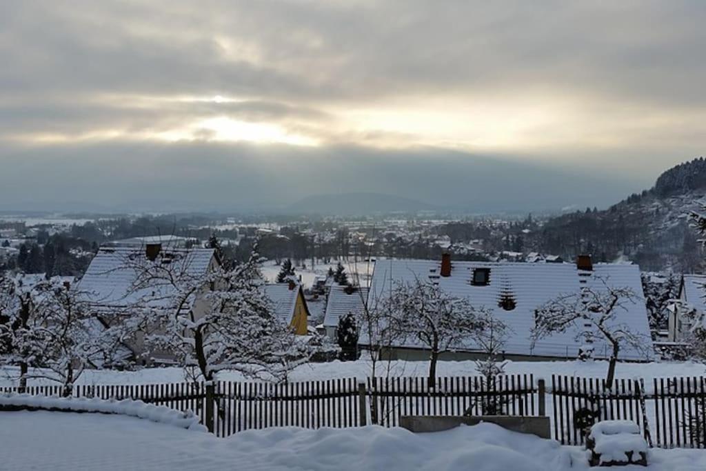 Ferienhaus Sonnenblick Entspannung Mit Sauna Kamin Und Balkon ซอนเนอแบร์ก ภายนอก รูปภาพ