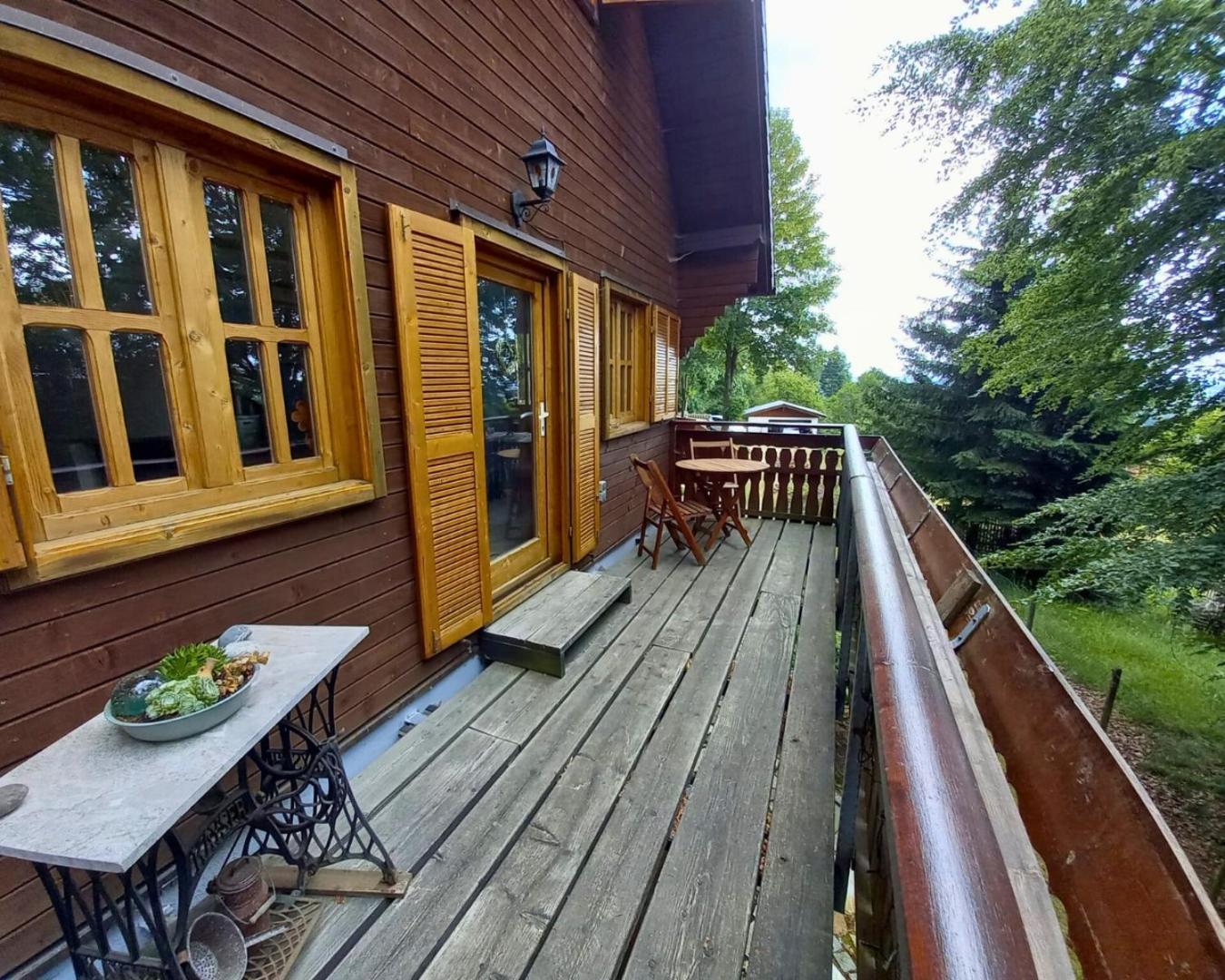 Ferienhaus Sonnenblick Entspannung Mit Sauna Kamin Und Balkon ซอนเนอแบร์ก ภายนอก รูปภาพ
